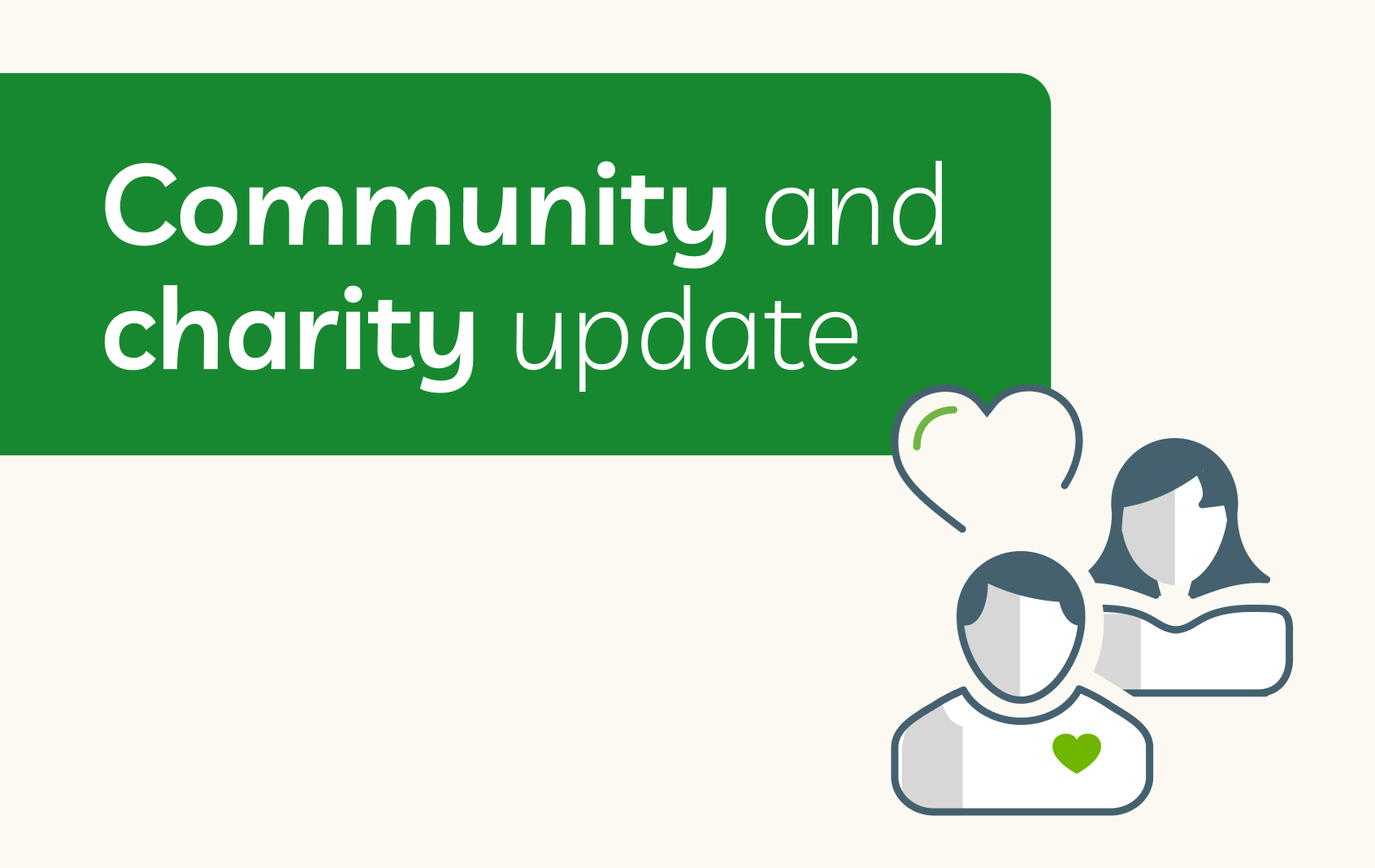 Community and charity update