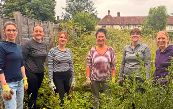 LV= colleagues doing gardening