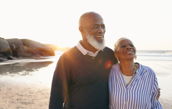 Couple on the beach