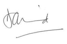 David Hynam signature
