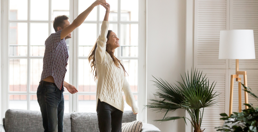 Couple dancing